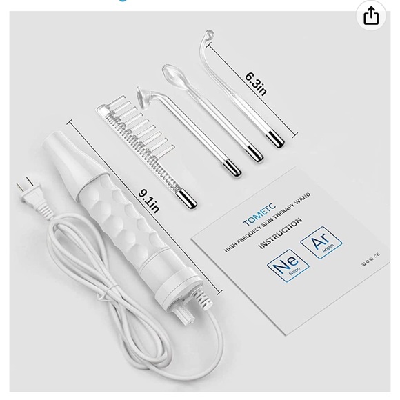 High Frequency Facial Machine - High Frequency Facial Wand, Device for Skin Care - Picture 2 of 9